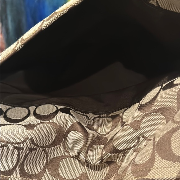 Coach Brown Signature Shoulder Bag - Picture 15 of 15